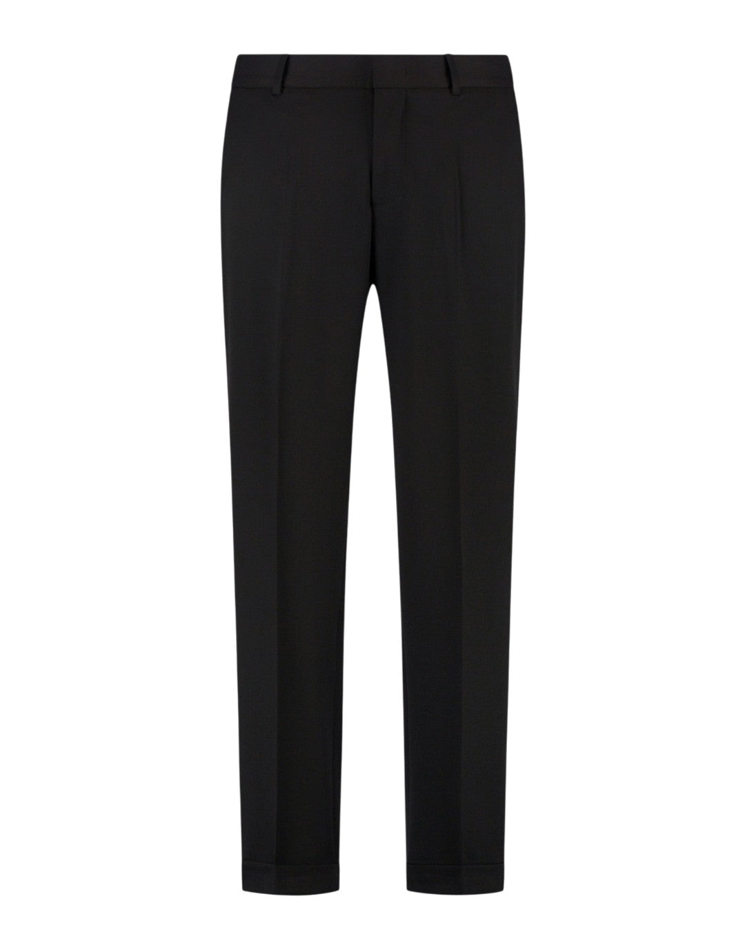 Beckett Soft Travel Wool Relaxed Tailored Trousers Deep Brown