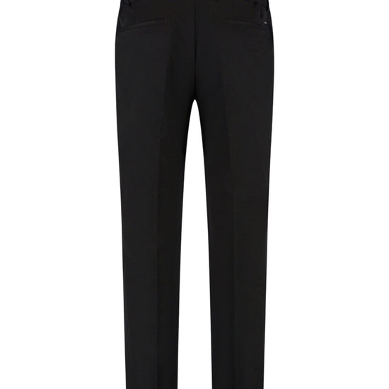 Beckett Soft Travel Wool Relaxed Tailored Trousers Deep Brown