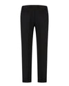 Beckett Soft Travel Wool Relaxed Tailored Trousers Deep Brown