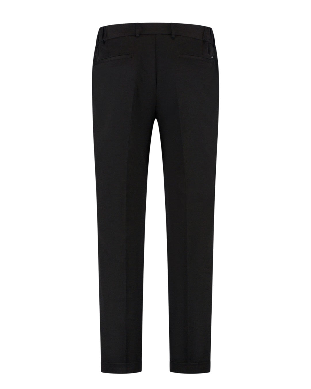Beckett Soft Travel Wool Relaxed Tailored Trousers Deep Brown