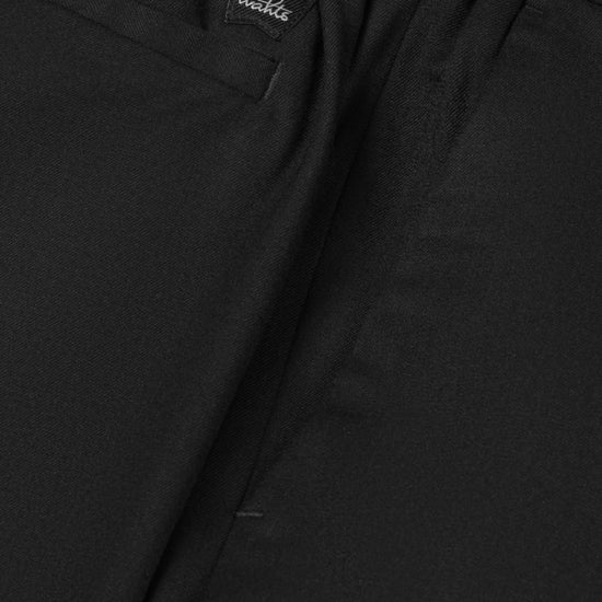 Beckett Soft Travel Wool Relaxed Tailored Trousers Deep Brown