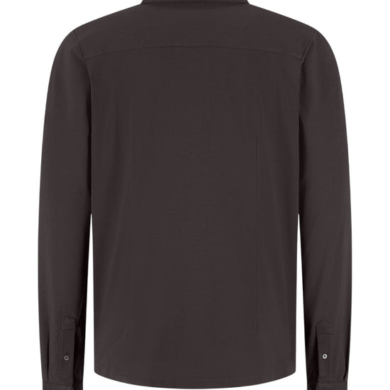 Duke Jersey Stretch Polo Shirt Deep Brown