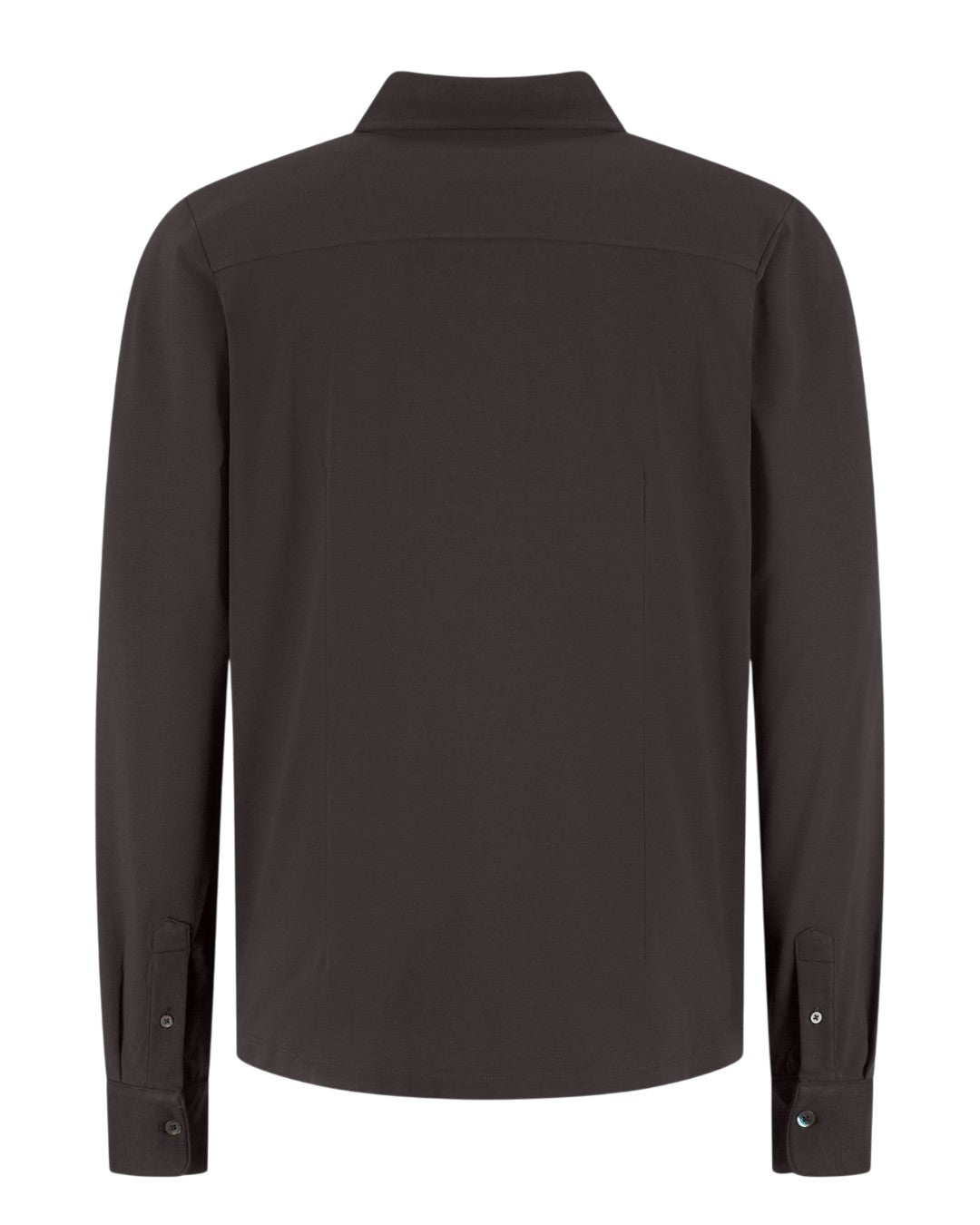 Duke Jersey Stretch Polo Shirt Deep Brown