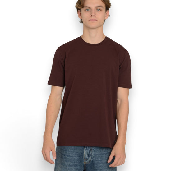 Berkley Jersey Stretch T-shirt Burgundy