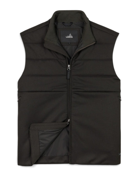 Payton Soft Travel Wool Bodywarmer Deep Brown