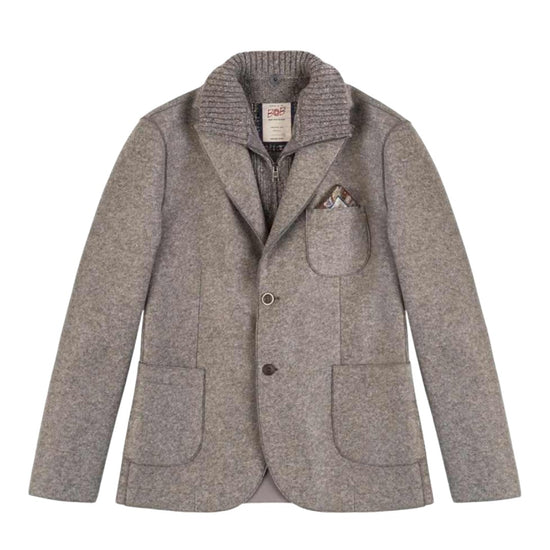 King Single Breasted Jacket Cioccolato