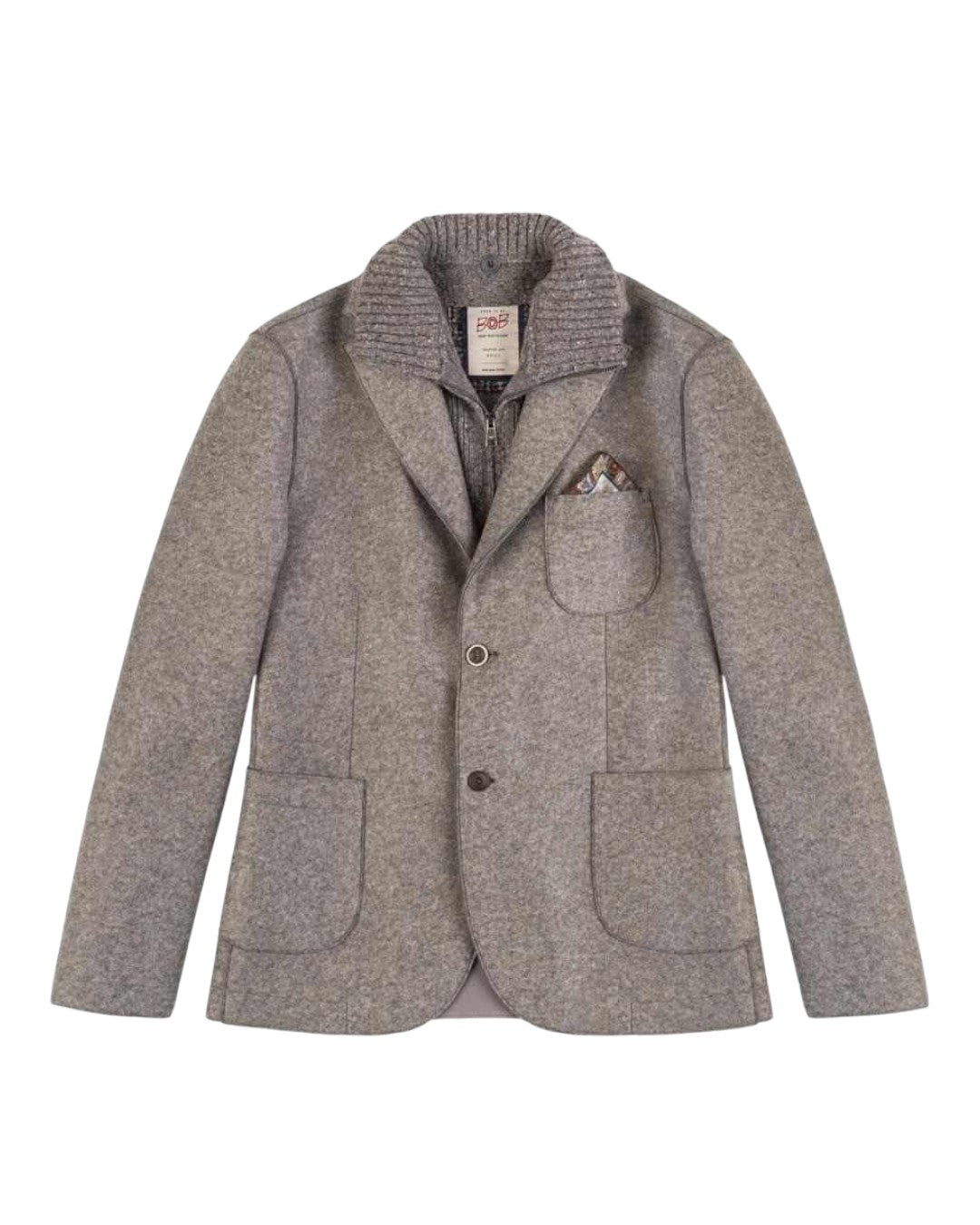 King Single Breasted Jacket Cioccolato