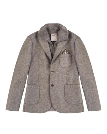 King Single Breasted Jacket Cioccolato
