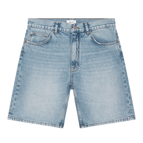 Otis Relaxed Fit Denim Shorts Light Blue Washed