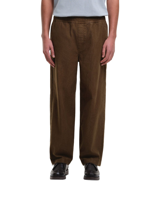 Maru Corduroy Drawcord Trousers Khaki