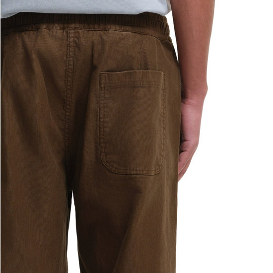 Maru Corduroy Drawcord Trousers Khaki