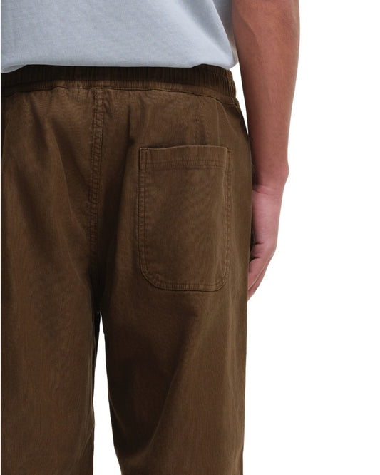 Maru Corduroy Drawcord Trousers Khaki