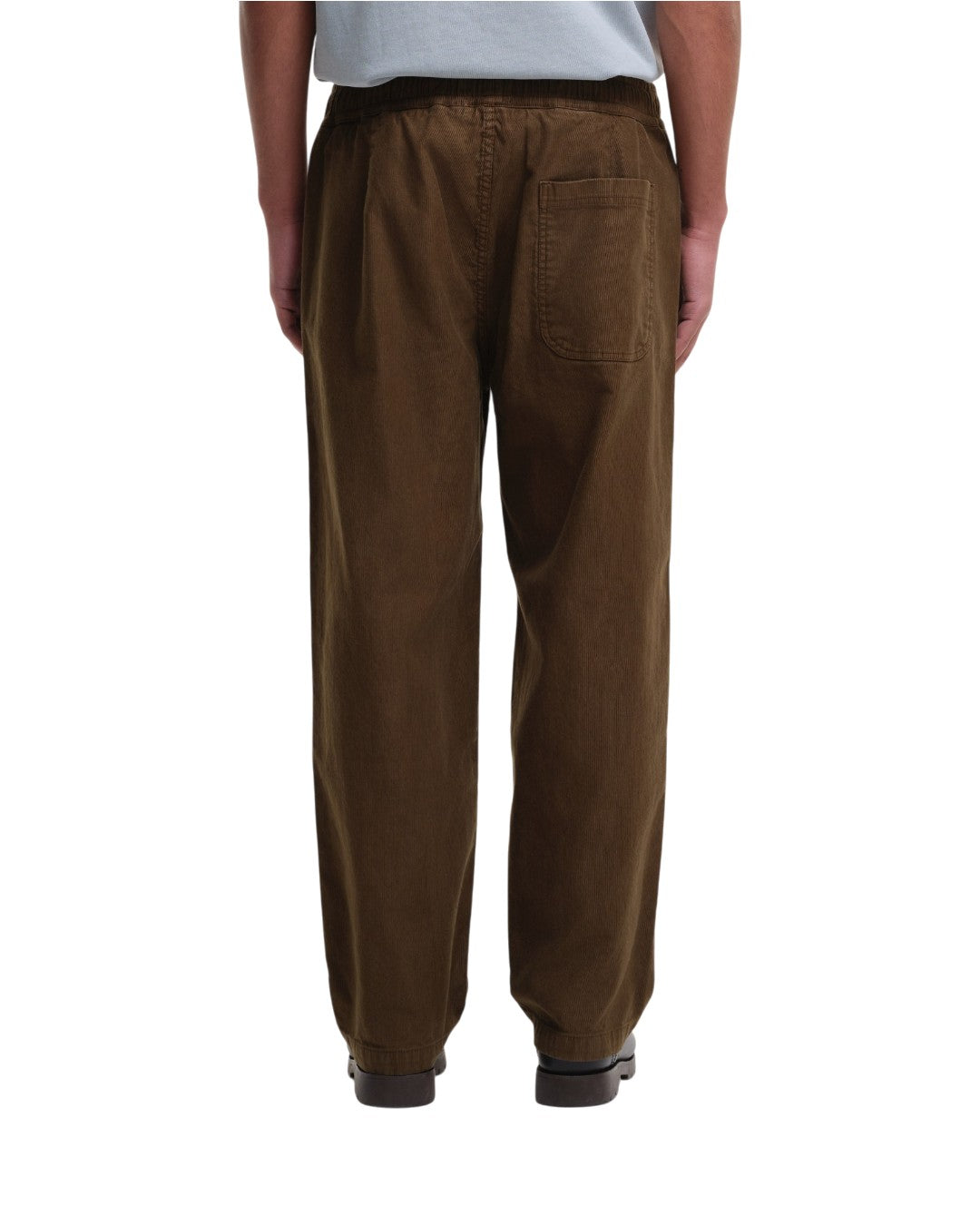 Maru Corduroy Drawcord Trousers Khaki