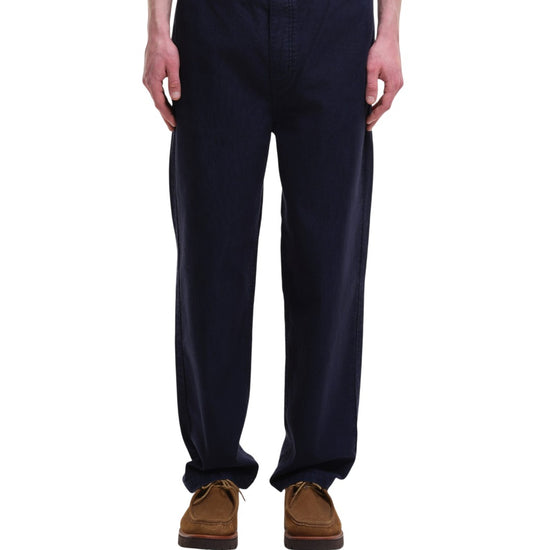 Maru Corduroy Drawcord Trouser Navy