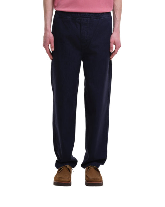 Maru Corduroy Drawcord Trouser Navy