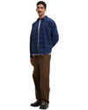 NorthPoint Relaxed Fitb Check Shirt Blue