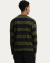 Stripe Sweater Green Black
