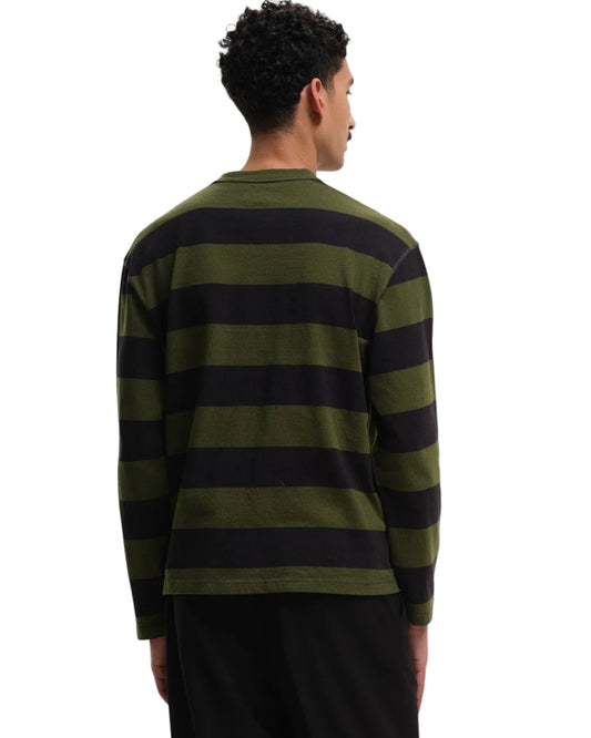 Stripe Sweater Green Black