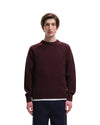 Starry Night Speckled Crewneck Pullover Burgundy