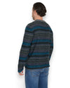 Girocollo ML Riga Jacquard Gri/Verde/Blu