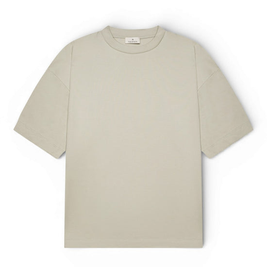 Interlock Supima Oversized T-shirt   Pearl Grey