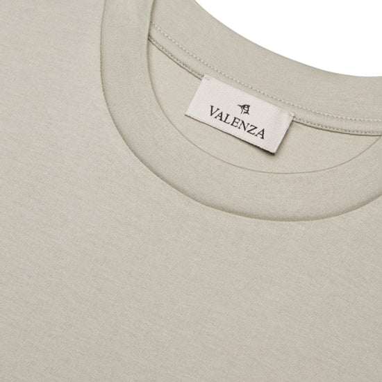 Interlock Supima Oversized T-shirt   Pearl Grey