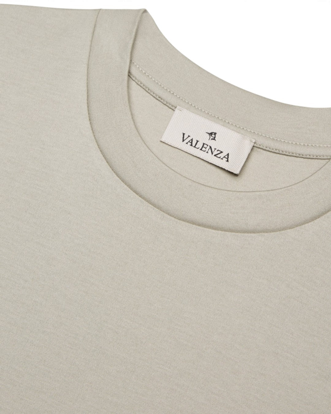 Interlock Supima Oversized T-shirt   Pearl Grey