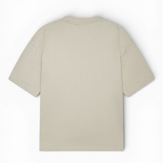 Interlock Supima Oversized T-shirt   Pearl Grey