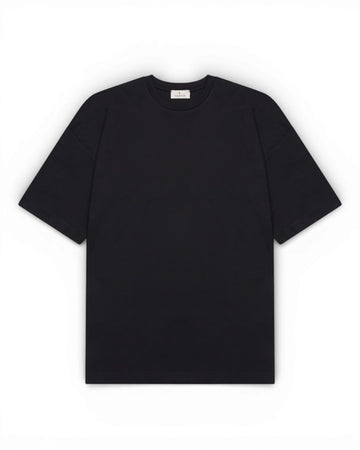 Interlock Supima Oversized T-shirt Black