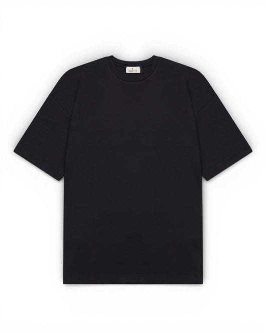 Interlock Supima Oversized T-shirt Black
