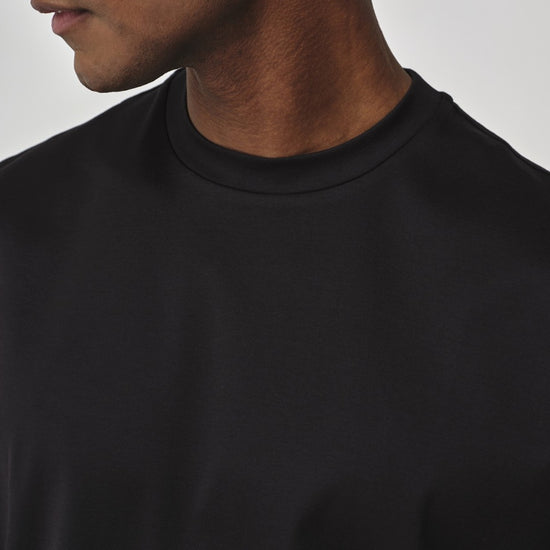Interlock Supima Oversized T-shirt Black