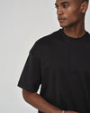 Interlock Supima Oversized T-shirt Black