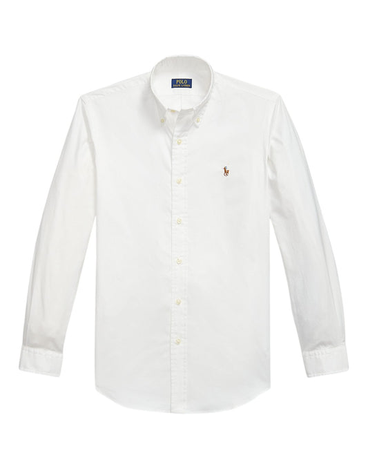 Custom Fit oxford Cotton Stretch White