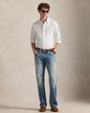 Custom Fit oxford Cotton Stretch White