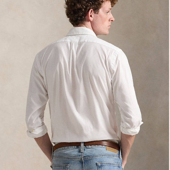 Custom Fit oxford Cotton Stretch White