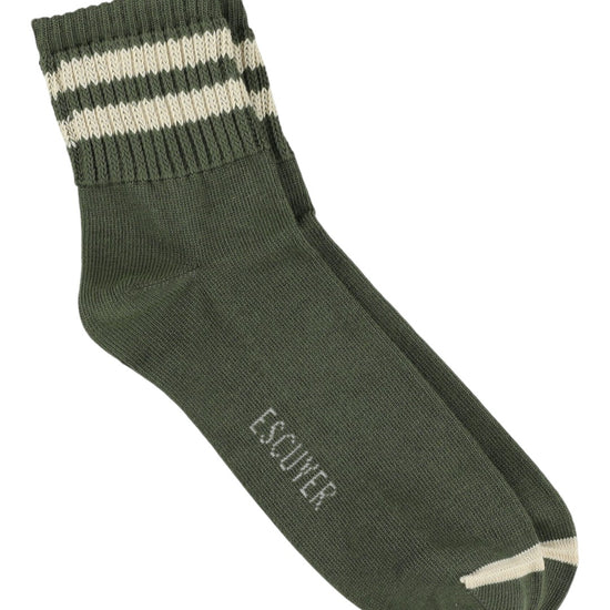Ankle Socks Khaki / Ecru