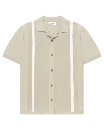 Pvest Knitted Polo Forest Green