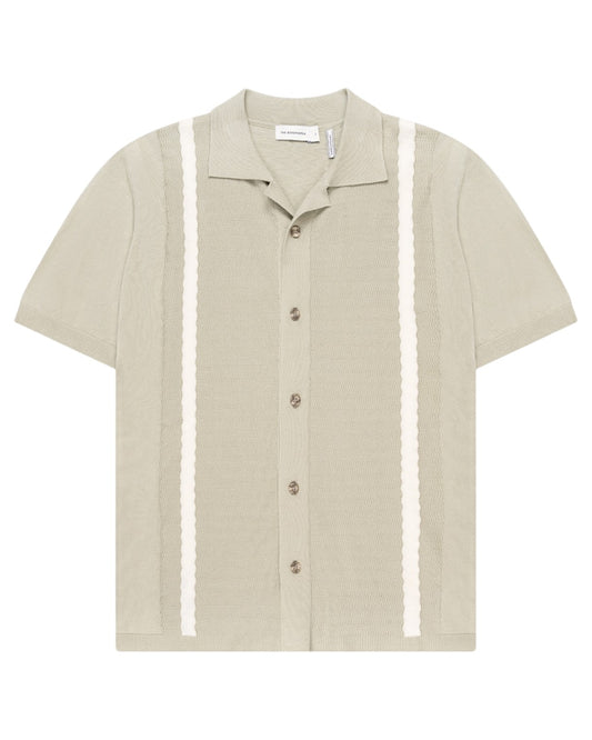 Pvest Knitted Polo Forest Green