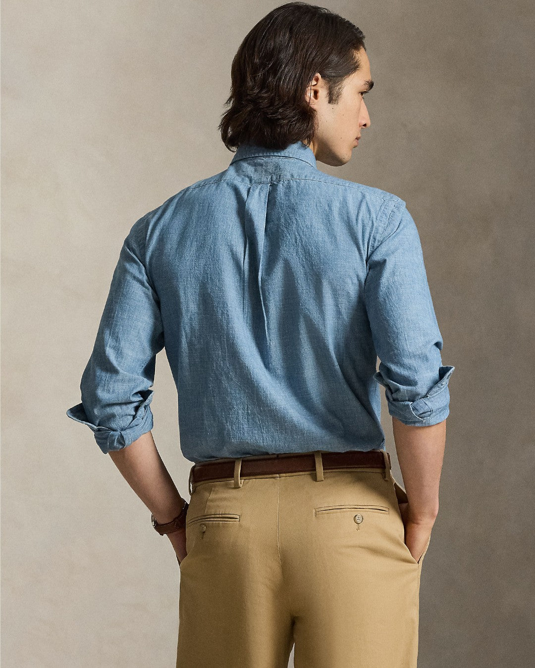 Custom Fit Chambray Shirt
