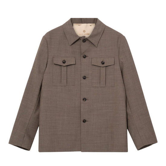 Jacob Dynamic Luxe Overshirt Falcon Beige