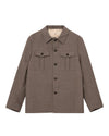 Jacob Dynamic Luxe Overshirt Falcon Beige