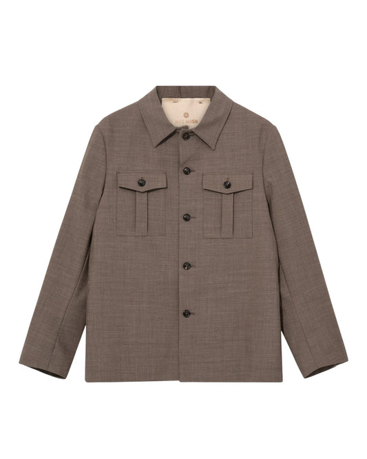 Jacob Dynamic Luxe Overshirt Falcon Beige