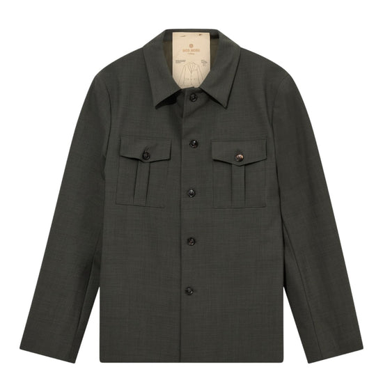 Jacob Dynamic Luxe Overshirt Dark Green