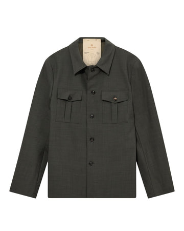 Jacob Dynamic Luxe Overshirt Dark Green