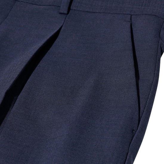 Jones Dynamic Luxe Pleated Pants Navy