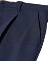 Jones Dynamic Luxe Pleated Pants Navy