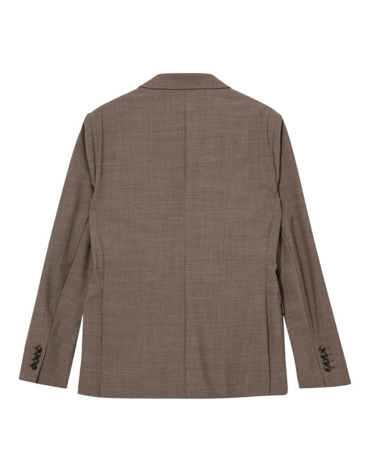 Lui Dynamic Luxe Double Breasted Blazer Falcon Beige