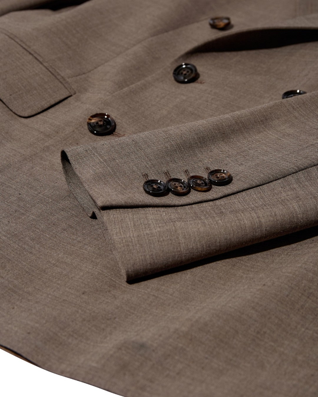 Lui Dynamic Luxe Double Breasted Blazer Falcon Beige