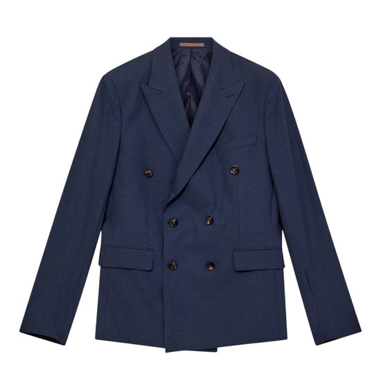 Lui  Dynamic Luxe Double Breasted Blazer Navy