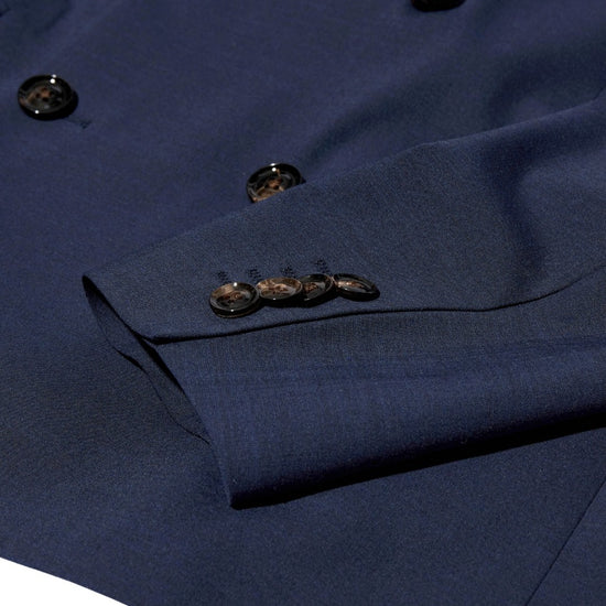 Lui  Dynamic Luxe Double Breasted Blazer Navy